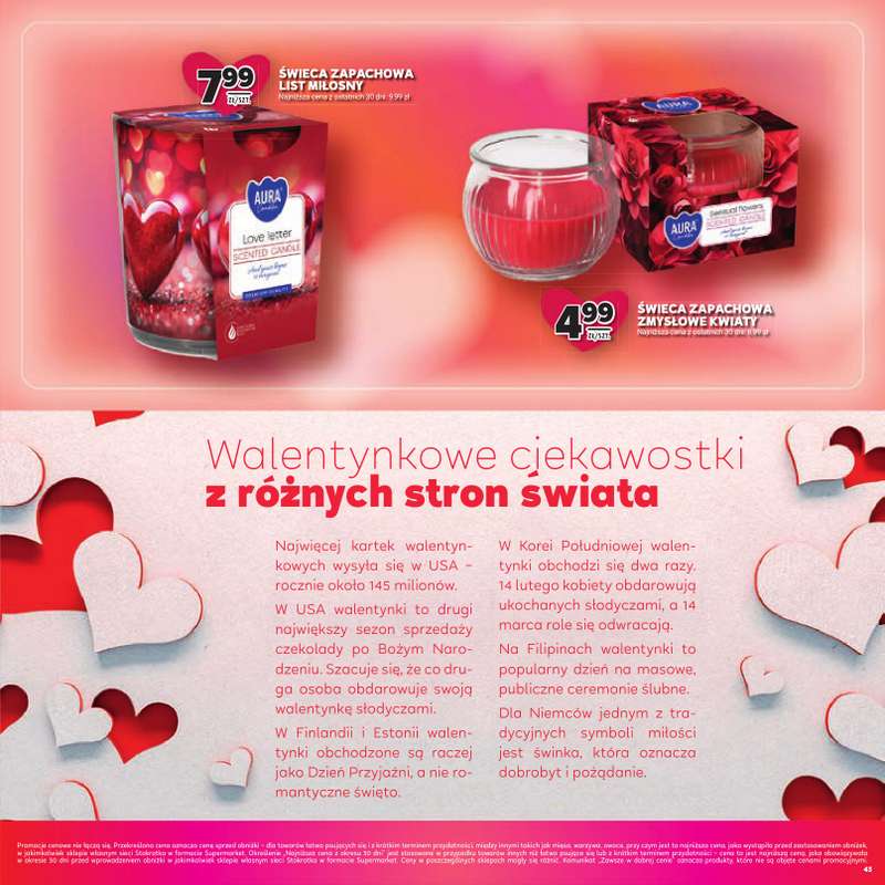 Stokrotka - gazetka promocyjna Katalog Walentynki!  do środy 18.02 - strona 43