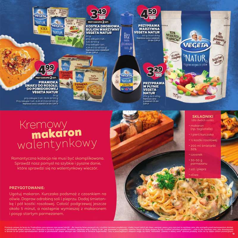 Stokrotka - gazetka promocyjna Katalog Walentynki!  do środy 18.02 - strona 15