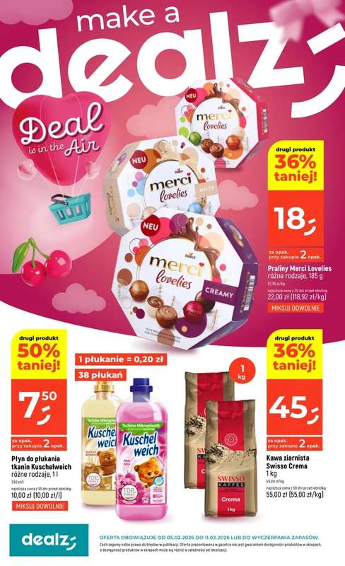 Dealz - gazetka promocyjna Make a Dealz!  do środy 11.02