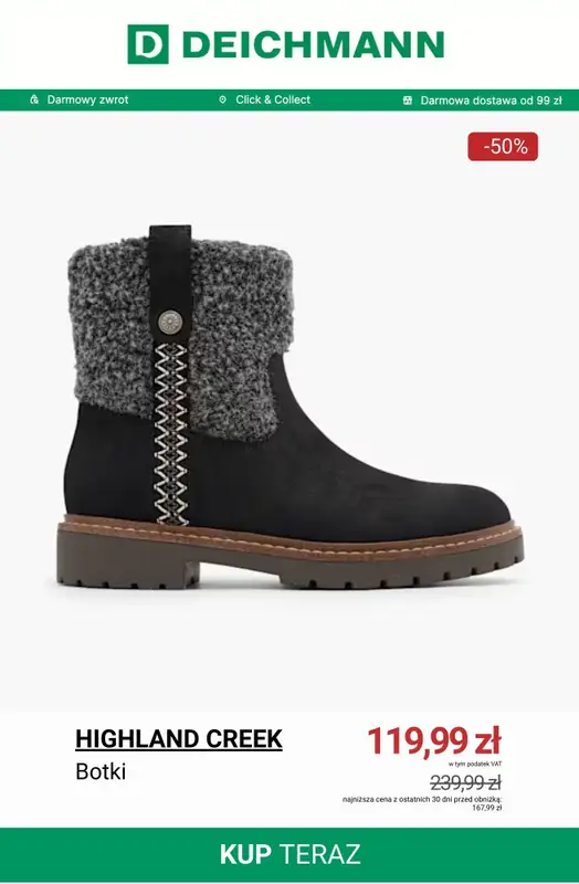 Deichmann - gazetka promocyjna Wyprzedaż do 129 zł od środy 04.02  - strona 10