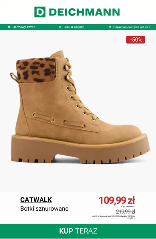 Deichmann - gazetka promocyjna Wyprzedaż do 129 zł od środy 04.02  - strona 7