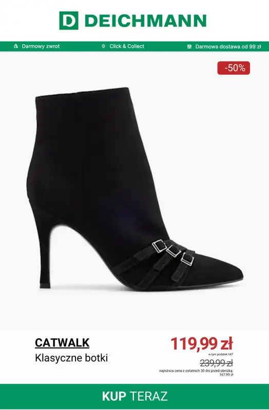 Deichmann - gazetka promocyjna Wyprzedaż do 129 zł od środy 04.02  - strona 2