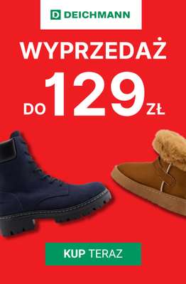 Deichmann - gazetka promocyjna Wyprzedaż do 129 zł od środy 04.02 