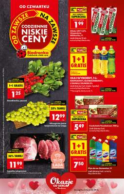 Biedronka - gazetka promocyjna Od czwartku, Z ladą tradycyjną od czwartku 05.02 do środy 11.02