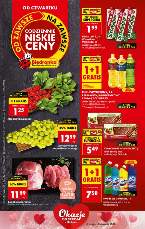 Biedronka - gazetka promocyjna Od czwartku, Z ladą tradycyjną od czwartku 05.02 do środy 11.02