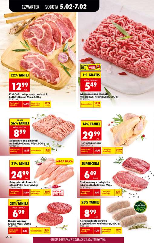 Biedronka - gazetka promocyjna Od czwartku, Z ladą tradycyjną od czwartku 05.02 do środy 11.02 - strona 32