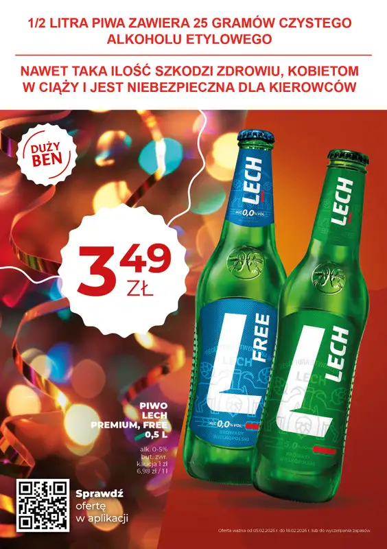 Duży Ben - gazetka promocyjna Gazetka piwna od czwartku 05.02 do środy 18.02 - strona 7