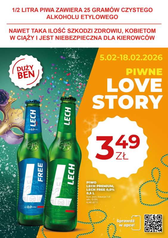 Duży Ben - gazetka promocyjna Gazetka piwna od czwartku 05.02 do środy 18.02