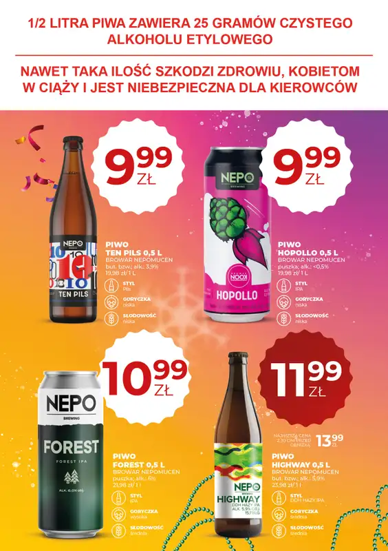 Duży Ben - gazetka promocyjna Gazetka piwna od czwartku 05.02 do środy 18.02 - strona 15