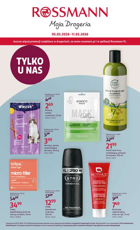 Rossmann - gazetka promocyjna Gazetka od czwartku 05.02 do środy 11.02