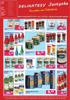 Delikatesy Justynka - gazetka promocyjna Gazetka od czwartku 05.02 do środy 11.02 - strona 2