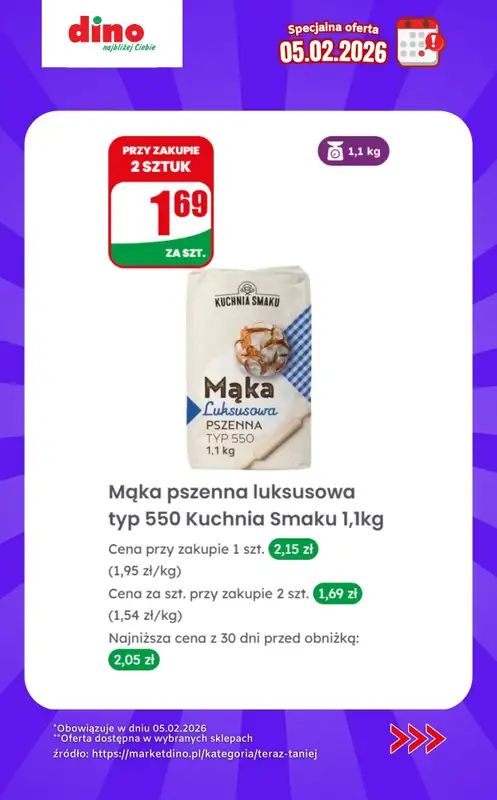 Dino - gazetka promocyjna Specjalna oferta na 05.02.2026 - promocje spoza gazetki od czwartku 05.02 do czwartku 05.02 - strona 7