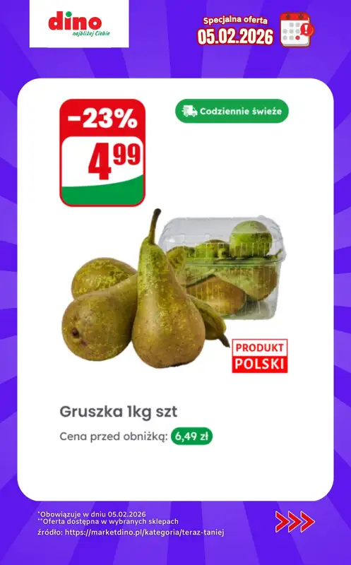 Dino - gazetka promocyjna Specjalna oferta na 05.02.2026 - promocje spoza gazetki od czwartku 05.02 do czwartku 05.02 - strona 3