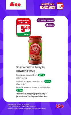 Dino - gazetka promocyjna Specjalna oferta na 05.02.2026 - promocje spoza gazetki od czwartku 05.02 do czwartku 05.02 - strona 8