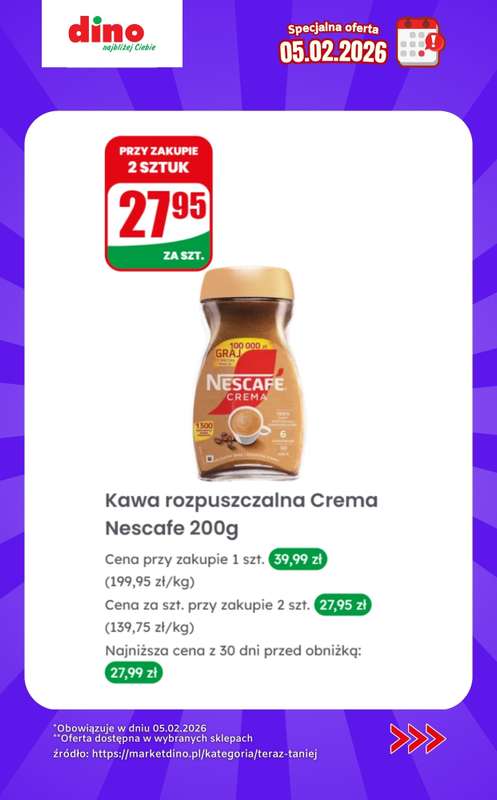 Dino - gazetka promocyjna Specjalna oferta na 05.02.2026 - promocje spoza gazetki od czwartku 05.02 do czwartku 05.02 - strona 9