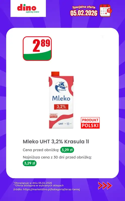 Dino - gazetka promocyjna Specjalna oferta na 05.02.2026 - promocje spoza gazetki od czwartku 05.02 do czwartku 05.02 - strona 4