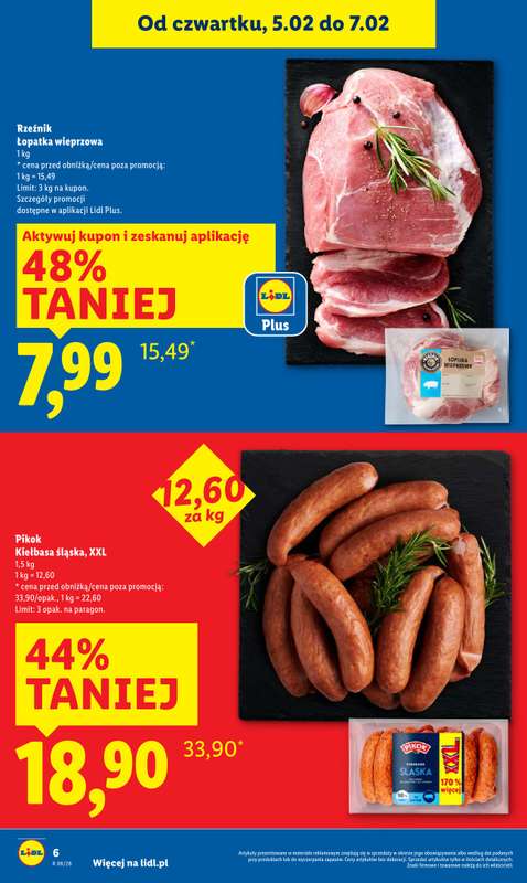 Lidl - gazetka promocyjna Oferta od czwartku od czwartku 05.02 do soboty 07.02 - strona 6