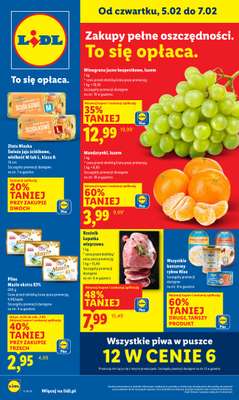 Lidl - gazetka promocyjna Oferta od czwartku od czwartku 05.02 do soboty 07.02