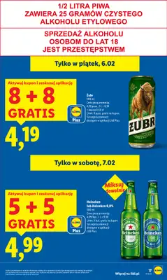 Lidl - gazetka promocyjna Oferta od czwartku od czwartku 05.02 do soboty 07.02 - strona 17