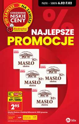 Biedronka - gazetka promocyjna Najlepsze promocje! od czwartku 05.02 do soboty 07.02
