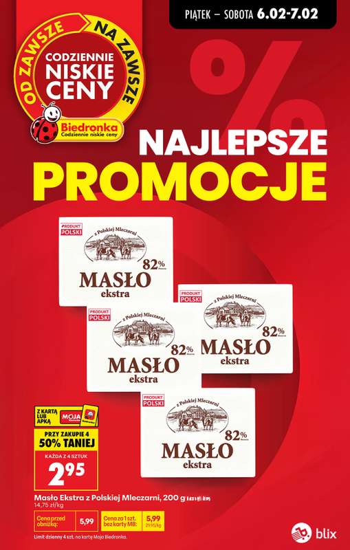 Biedronka - gazetka promocyjna Najlepsze promocje! od czwartku 05.02 do soboty 07.02