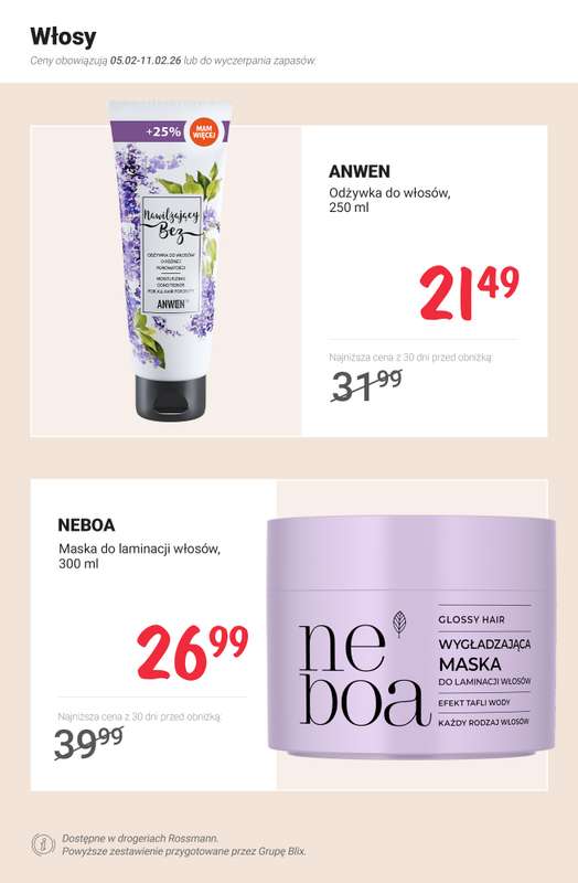 Rossmann - gazetka promocyjna MEGA promocje z nowej gazetki od czwartku 05.02 do środy 11.02 - strona 6