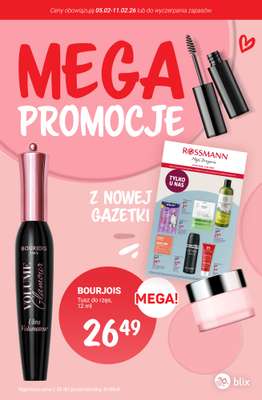 Rossmann - gazetka promocyjna MEGA promocje z nowej gazetki od czwartku 05.02 do środy 11.02