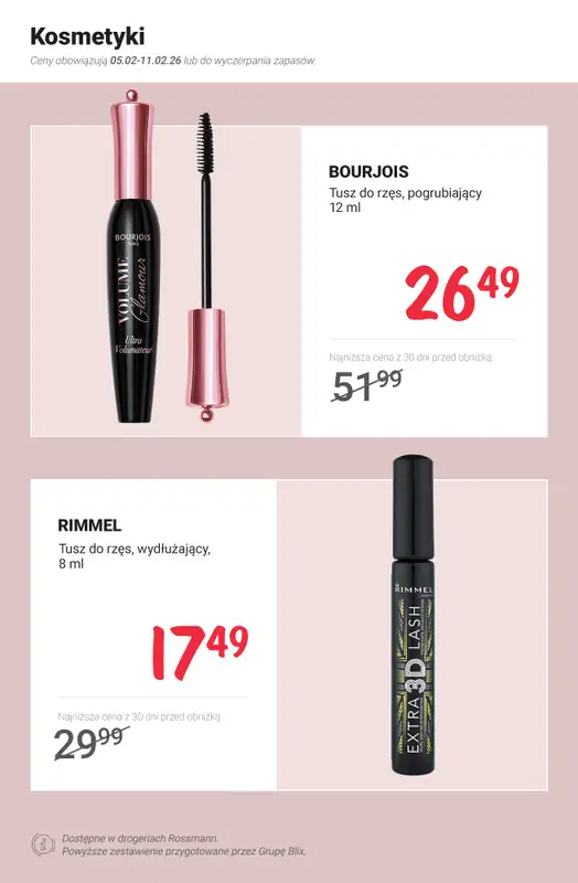 Rossmann - gazetka promocyjna MEGA promocje z nowej gazetki od czwartku 05.02 do środy 11.02 - strona 3