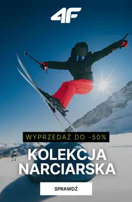 4F - gazetka promocyjna Kolekcja narciarska do -50% od czwartku 05.02 