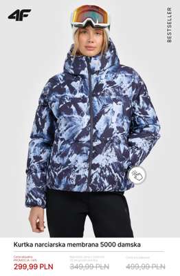 Kurtka narciarska membrana 5000 damska