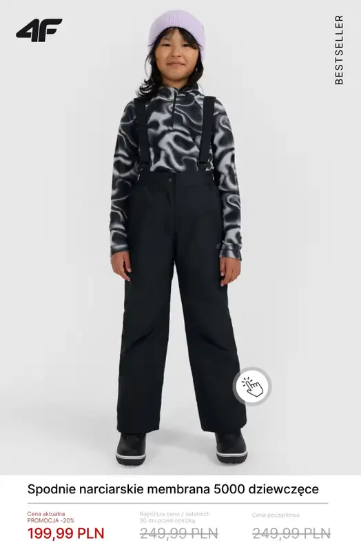 4F - gazetka promocyjna Kolekcja narciarska do -50% od czwartku 05.02  - strona 17
