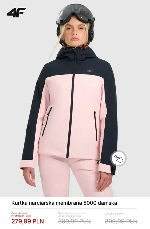 4F - gazetka promocyjna Kolekcja narciarska do -50% od czwartku 05.02  - strona 7