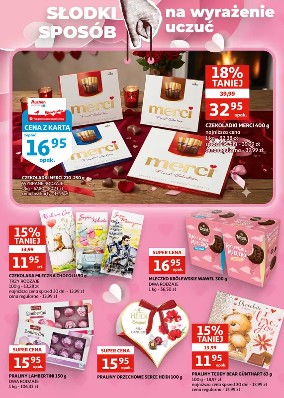 Auchan - gazetka promocyjna Gazetka Racibórz I Serduszko bije w rytmie promocji! od środy 04.02 do wtorku 17.02 - strona 2