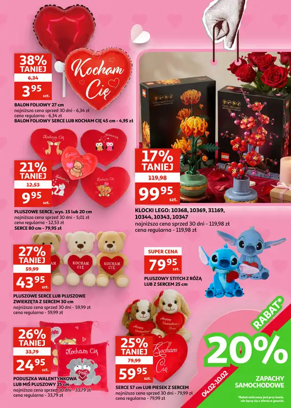 Auchan - gazetka promocyjna Gazetka Zielona Góra I Serduszko bije w rytmie promocji! od środy 04.02 do wtorku 17.02 - strona 7