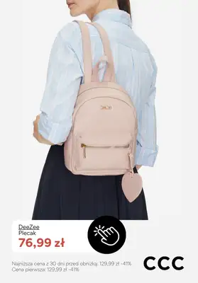 CCC - gazetka promocyjna -40% na wszystkie torby, plecaki i walizki od czwartku 05.02  - strona 8