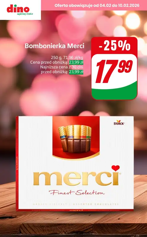Dino - gazetka promocyjna Upominki na Walentynki w SUPER cenach! od czwartku 05.02 do wtorku 10.02 - strona 10