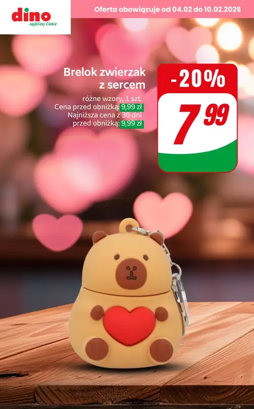 Dino - gazetka promocyjna Upominki na Walentynki w SUPER cenach! od czwartku 05.02 do wtorku 10.02 - strona 6