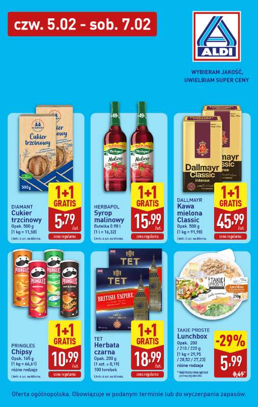Aldi - gazetka promocyjna Mix okazji w super cenach Aldi! od czwartku 05.02 do soboty 07.02 - strona 4