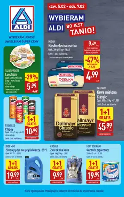 Aldi - gazetka promocyjna Mix okazji w super cenach Aldi! od czwartku 05.02 do soboty 07.02