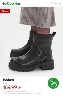 eobuwie.pl - gazetka promocyjna Botki damskie – sezonowe przeceny od czwartku 05.02  - strona 9