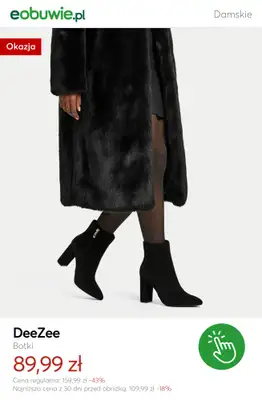 eobuwie.pl - gazetka promocyjna Botki damskie – sezonowe przeceny od czwartku 05.02  - strona 5