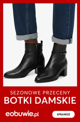 eobuwie.pl - gazetka promocyjna Botki damskie – sezonowe przeceny od czwartku 05.02 