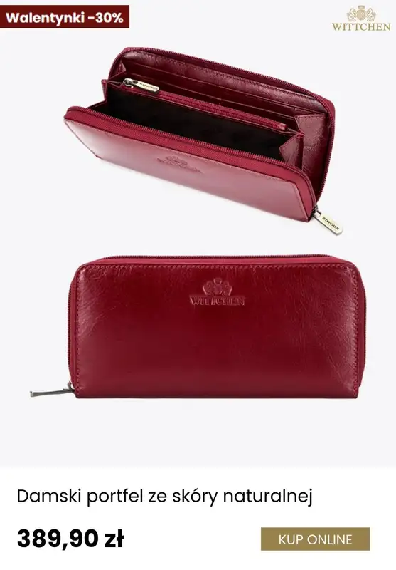 BEST SALE - gazetka promocyjna Wittchen | -30% walentynkowe prezenty od czwartku 05.02  - strona 10