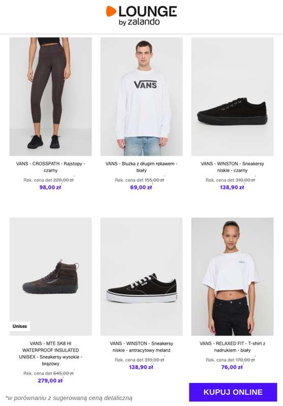 Lounge by Zalando - gazetka promocyjna Do -76% VANS od czwartku 05.02 do niedzieli 08.02 - strona 4