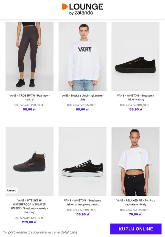 Lounge by Zalando - gazetka promocyjna Do -76% VANS od czwartku 05.02 do niedzieli 08.02 - strona 4