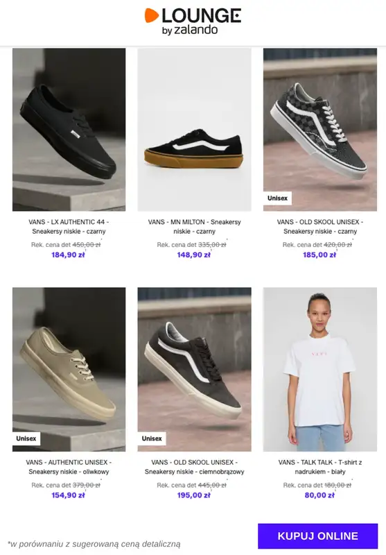 Lounge by Zalando - gazetka promocyjna Do -76% VANS od czwartku 05.02 do niedzieli 08.02 - strona 6