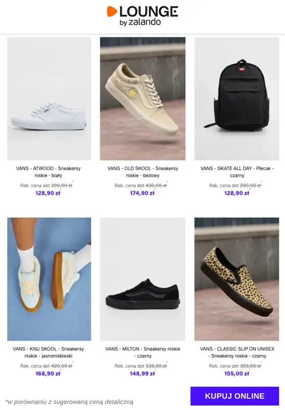 Lounge by Zalando - gazetka promocyjna Do -76% VANS od czwartku 05.02 do niedzieli 08.02 - strona 3