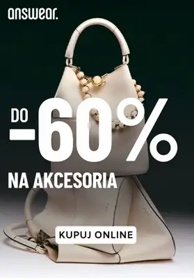 BEST SALE - gazetka promocyjna Answear | Do -60% na akcesoria od czwartku 05.02 