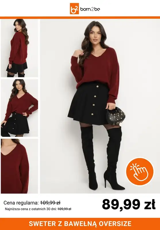 Born2be - gazetka promocyjna Ciepłe swetry już od 39,99 zł od czwartku 05.02 do wtorku 17.02 - strona 9