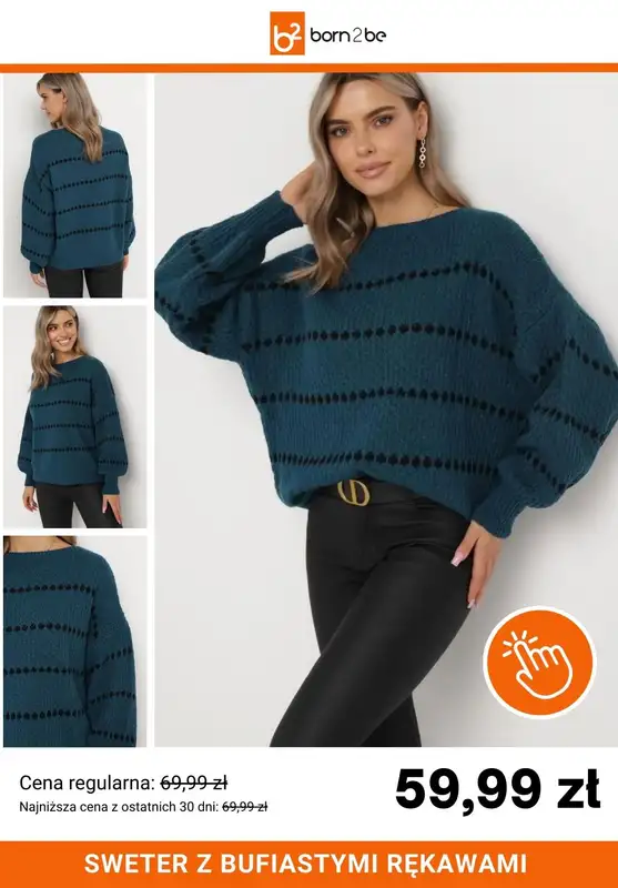 Born2be - gazetka promocyjna Ciepłe swetry już od 39,99 zł od czwartku 05.02 do wtorku 17.02 - strona 8